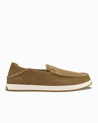 Men's OluKai Kākaha Nia Slip-On Loafers - Vintage Khaki