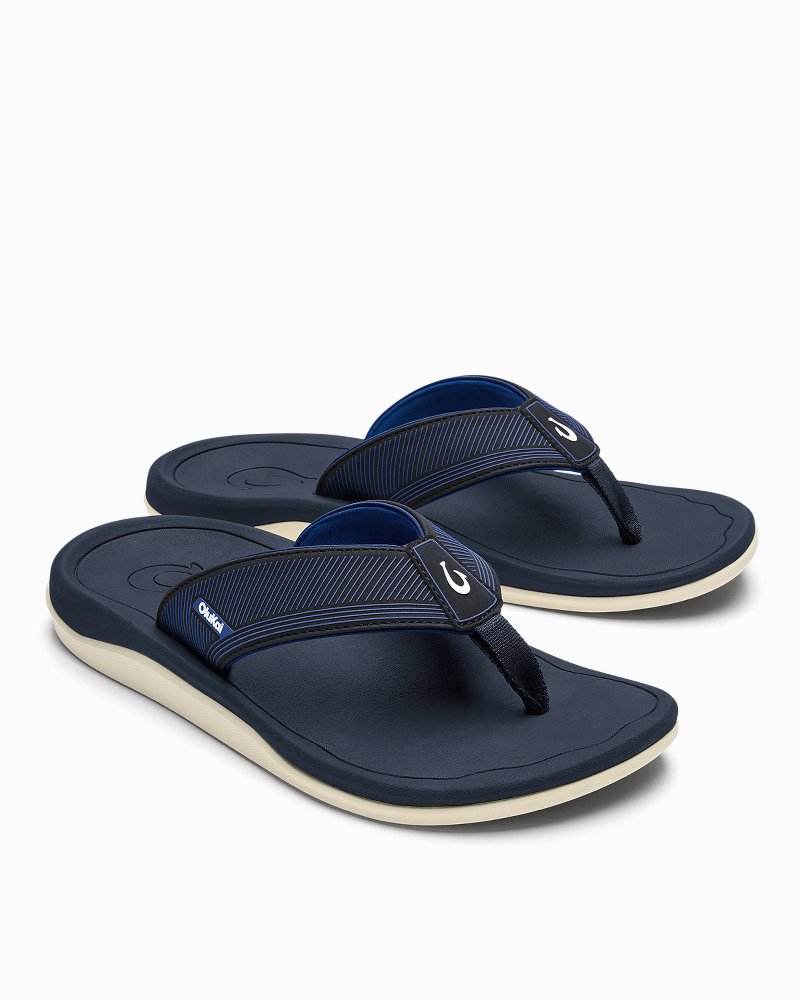 Men's OluKai 'Ahi Kai Sandals - Trench Blue