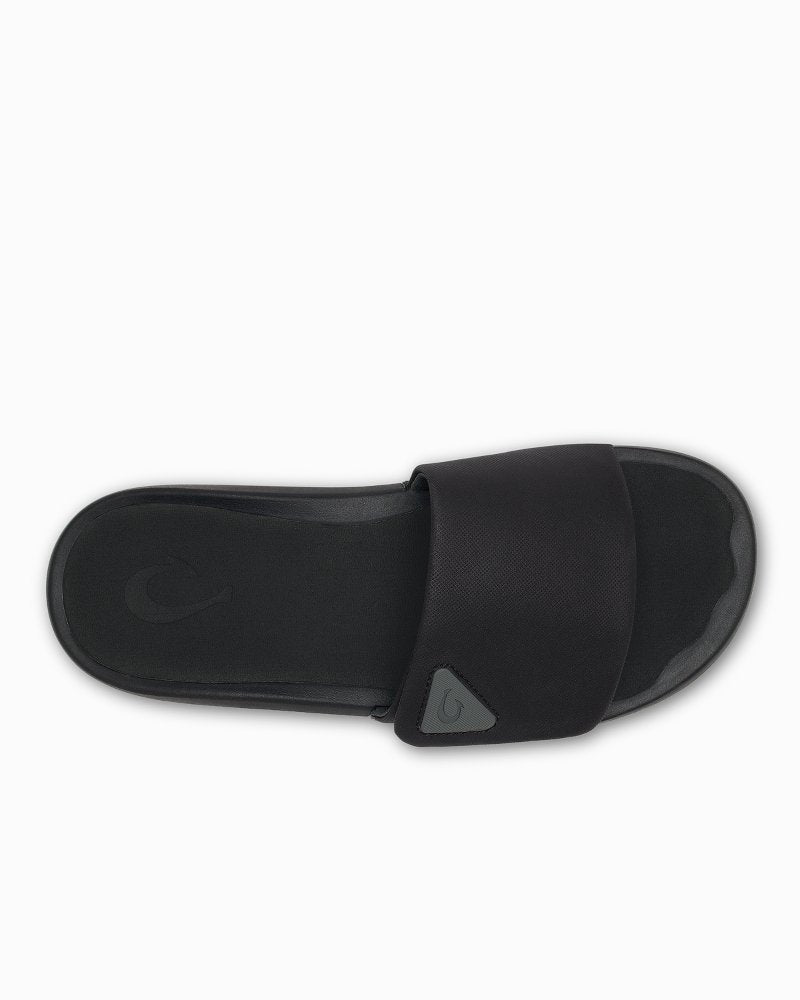 Men's OluKai Ulele Slides - Lava Rock
