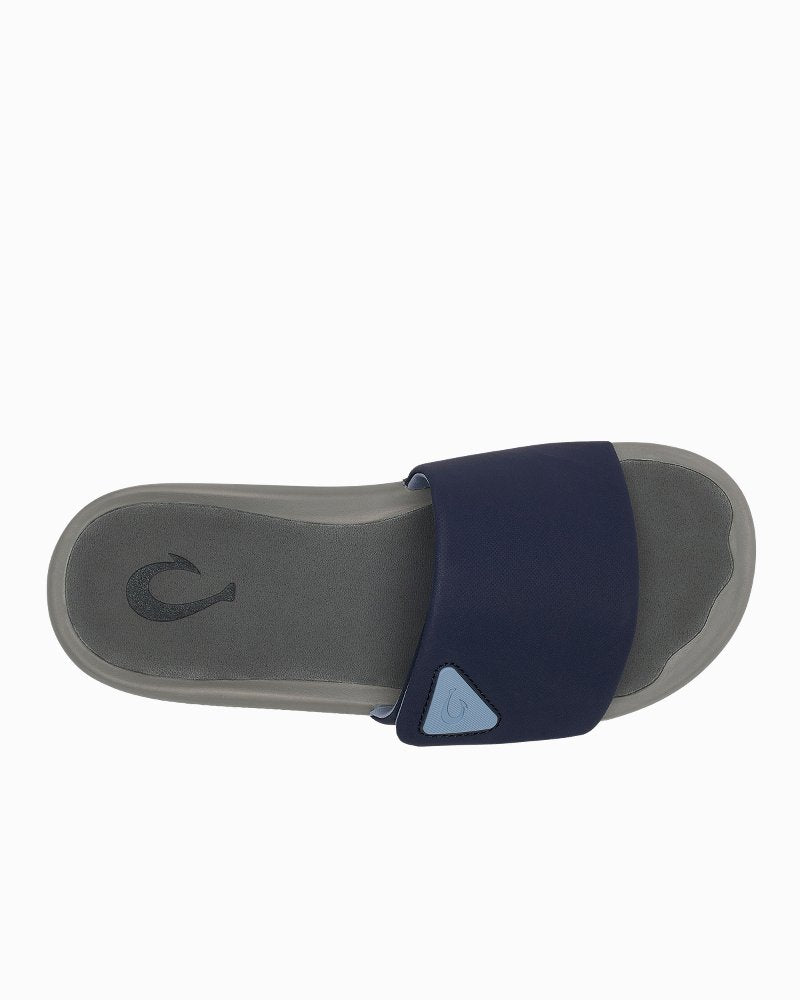 Men's OluKai Ulele Slides - Blue Depth