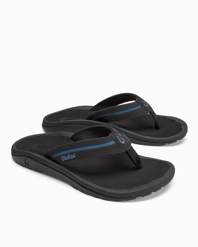 Men's OluKai Ohana Palua Sandals - Black