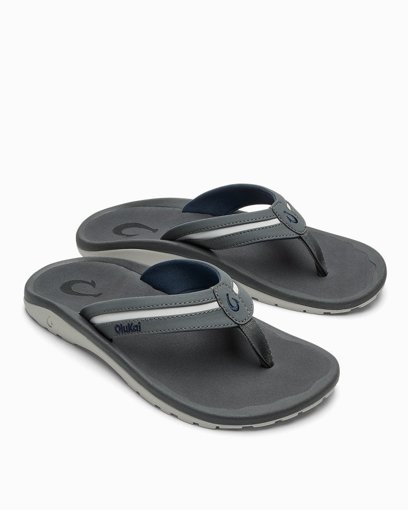 Men's OluKai Ohana Palua Sandals - Cloud Grey