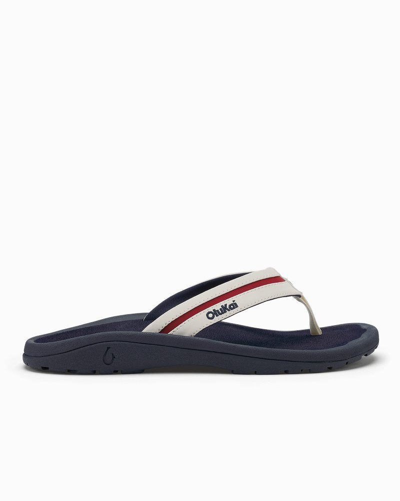 Men's OluKai Ohana Palua Sandals - Bright White