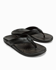 Men's OluKai Mea Ola Mano Sandals - Black