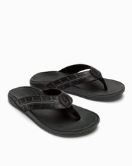 Men's OluKai Tuahine Palm Sandals - Lava Rock