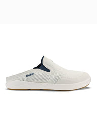 Men's OluKai Moku Slip-On Shoes - White Sand
