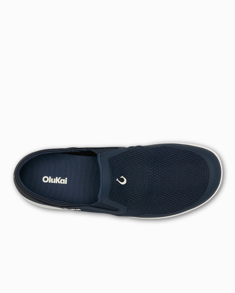 Men's OluKai Moku Slip-On Shoes - Trench Blue