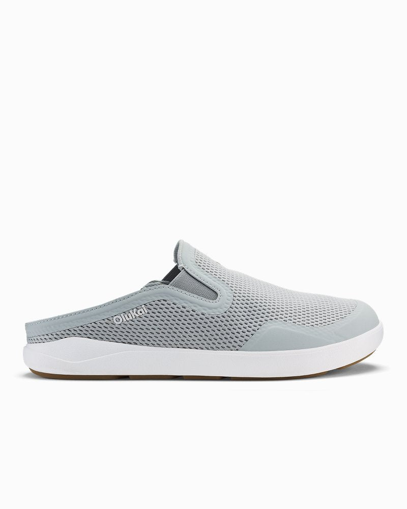 Men's OluKai Moku Slip-On Shoes - Cloud Grey