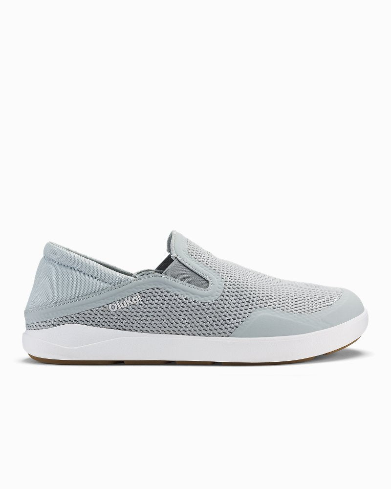 Men's OluKai Moku Slip-On Shoes - Cloud Grey