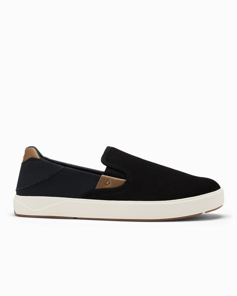 Men's OluKai Lae'ahi Nui Slip-On Shoes - Black