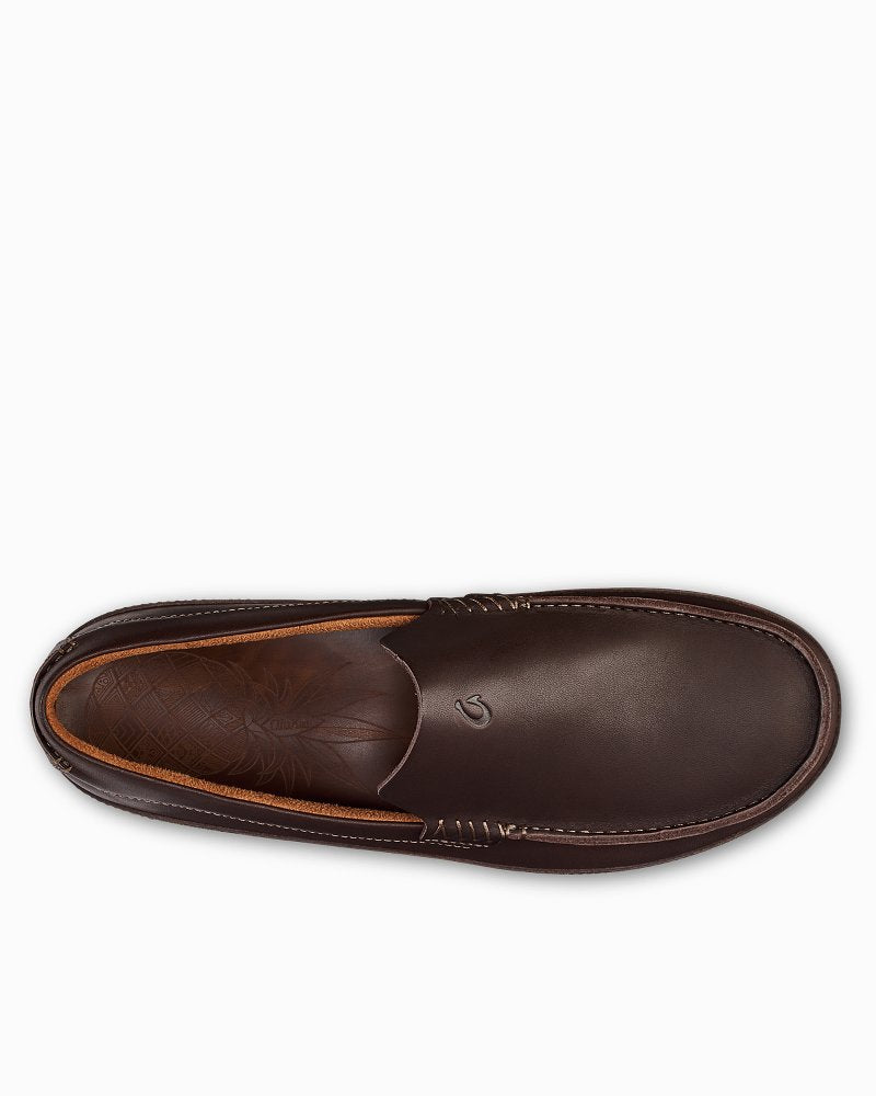 Tommy Bahama Exclusive Men's OluKai Niolo Driver Slip-On Shoes - Dark Wood