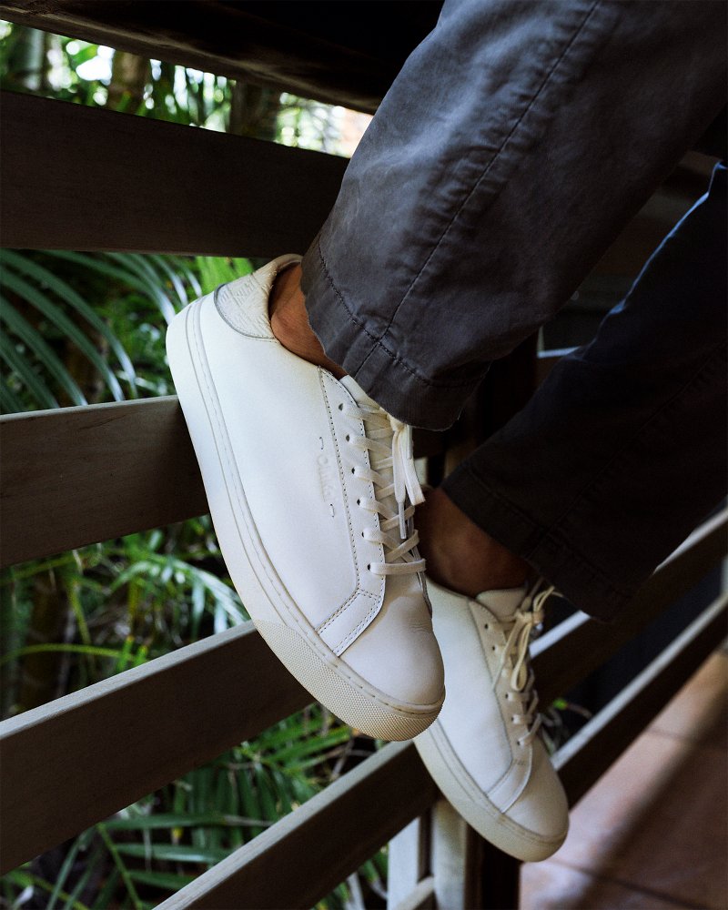 Men's OluKai Kou Lace-Up Shoes - White