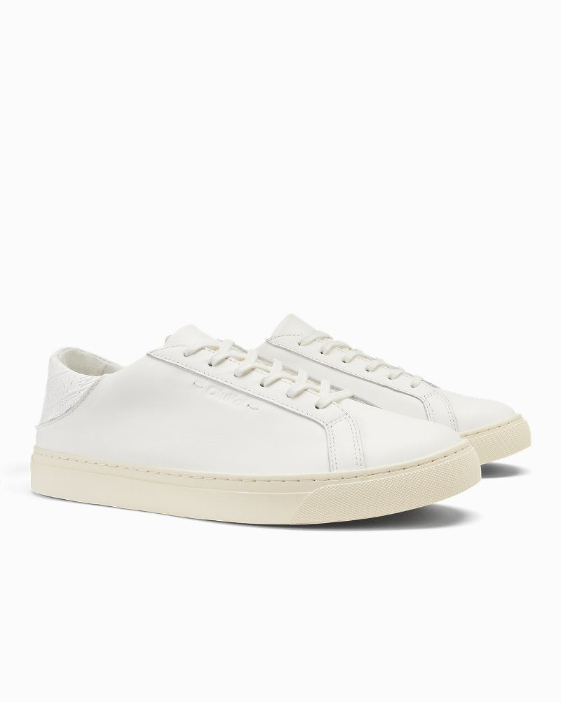 Men's OluKai Kou Lace-Up Shoes - White