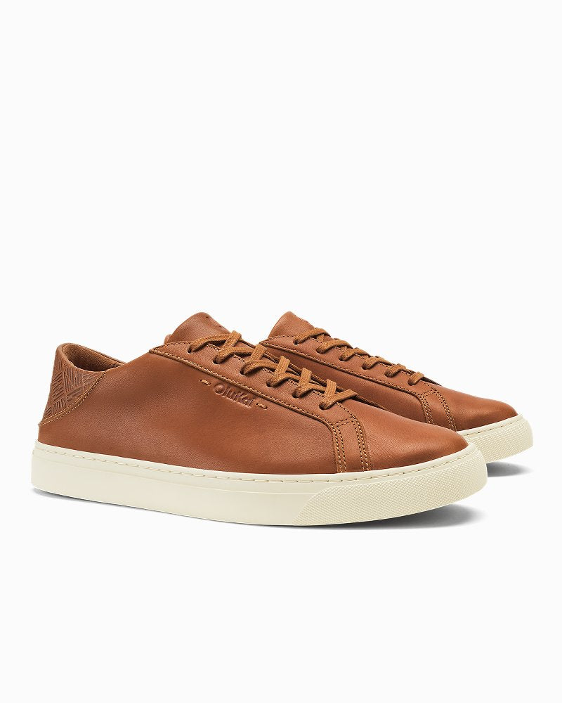 Men's OluKai Kou Lace-Up Shoes - Fox