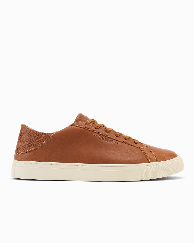 Men's OluKai Kou Lace-Up Shoes - Fox