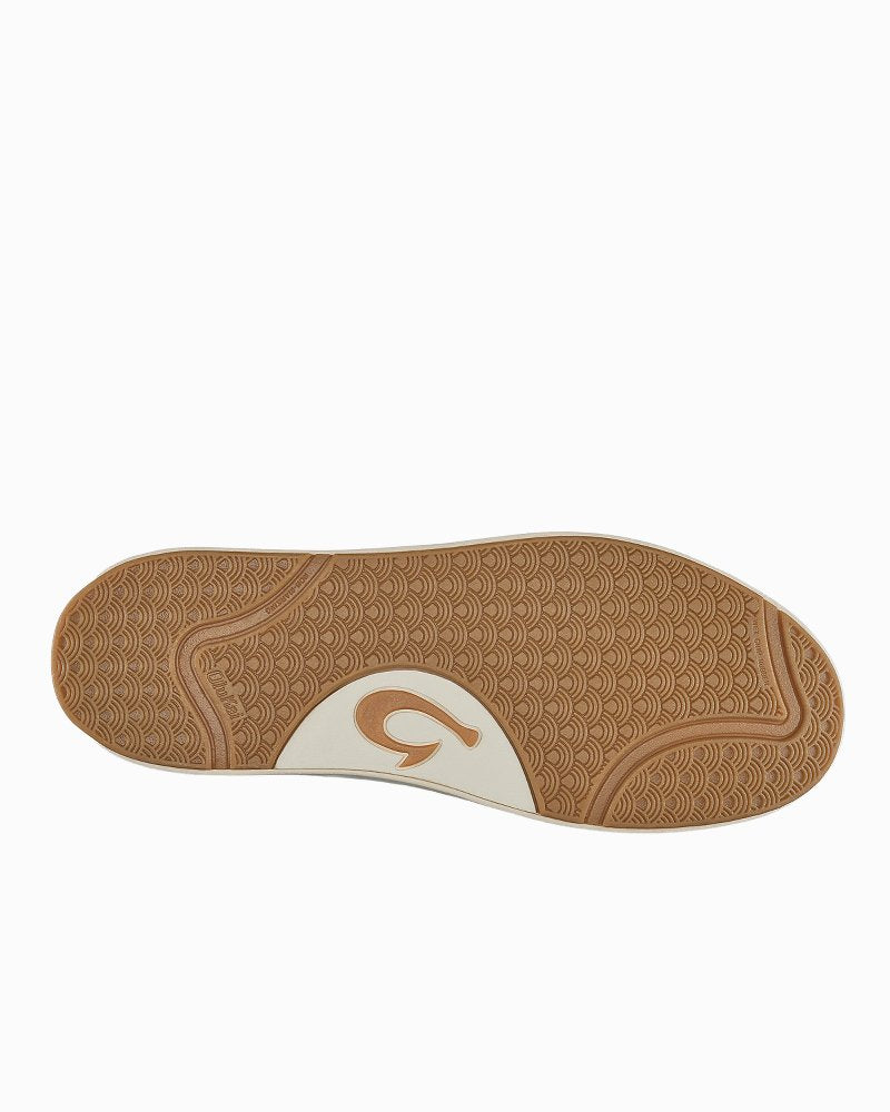 Men's OluKai Lae‘ahi Lī Lauhala Lace-Up Shoes - Toffee