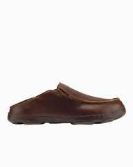 Men's OluKai Moloā Lauhala Slip-On Shoes - Toffee
