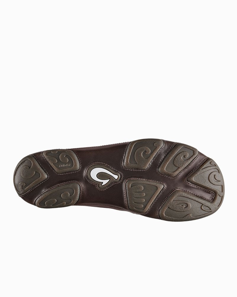 Men's OluKai Moloā Lauhala Slip-On Shoes - Toffee