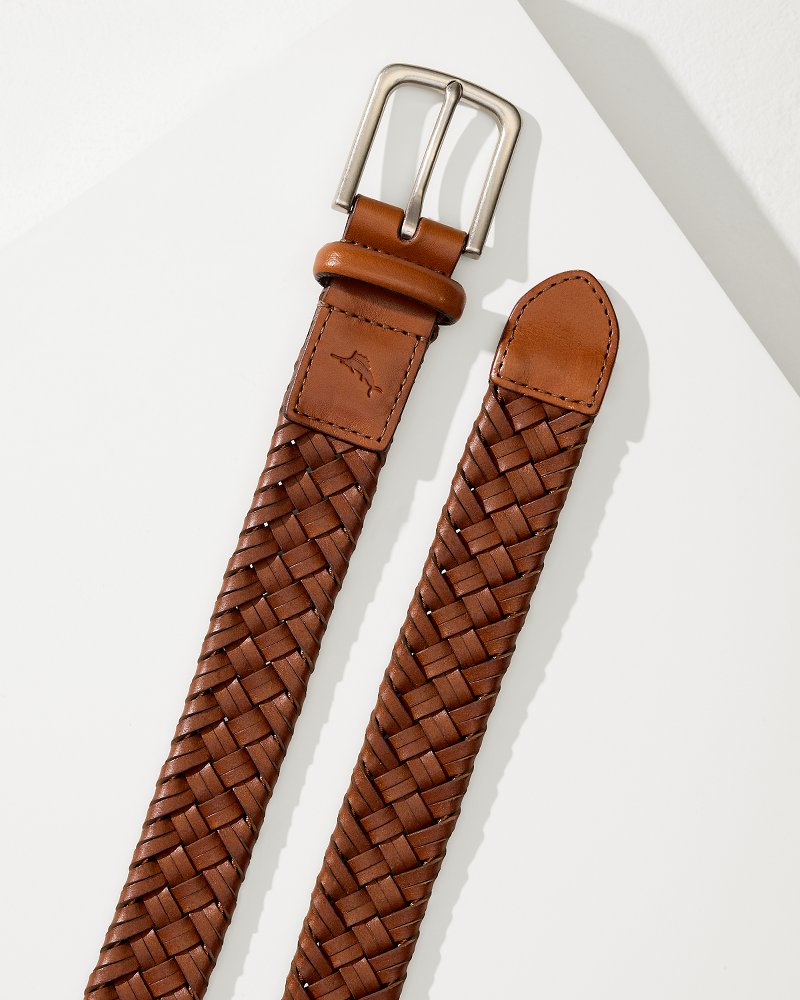 Stretch Braid Belt - Tan