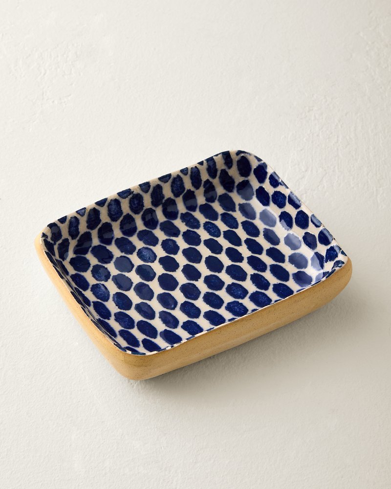 Terrafirma 6-Inch Dot Tray - Cobalt
