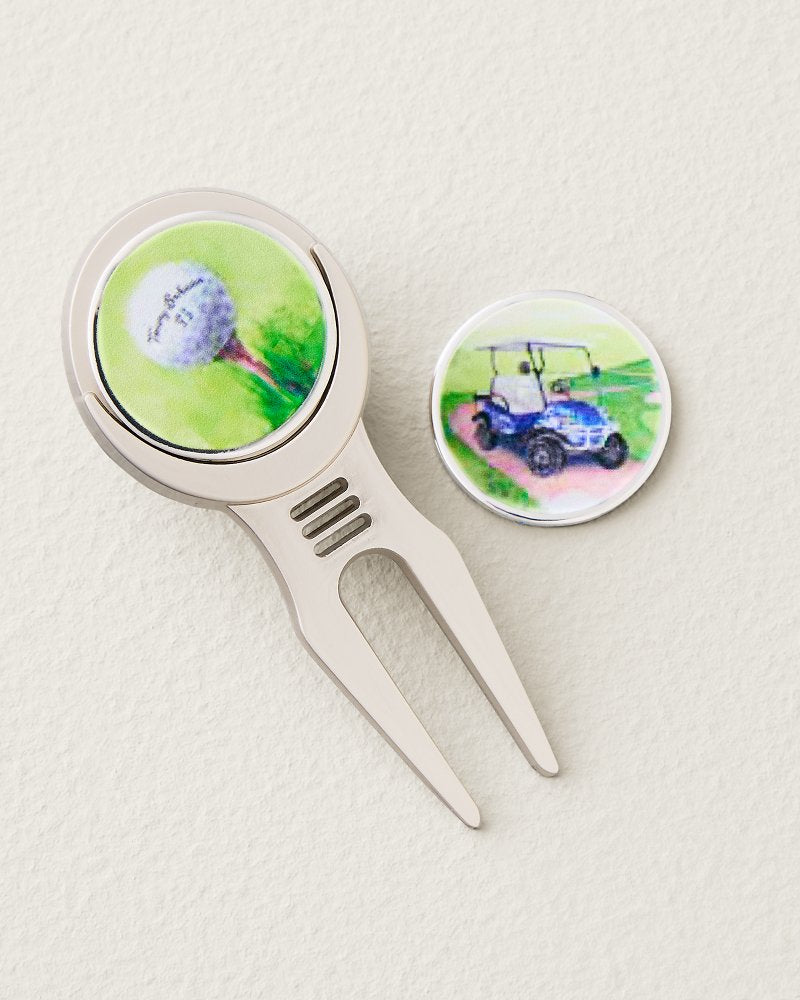 Divot Repair Tool &amp; Ball Marker Set - Multicolor