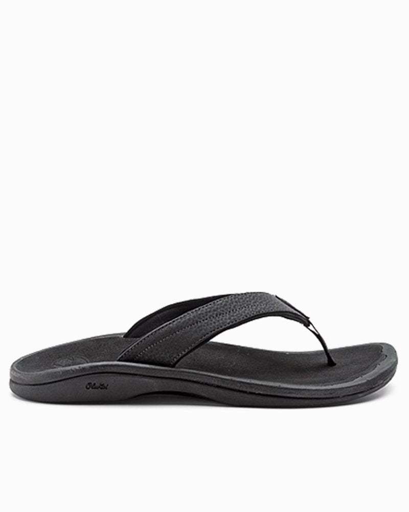 Women's OluKai 'Ohana Sandals - Black