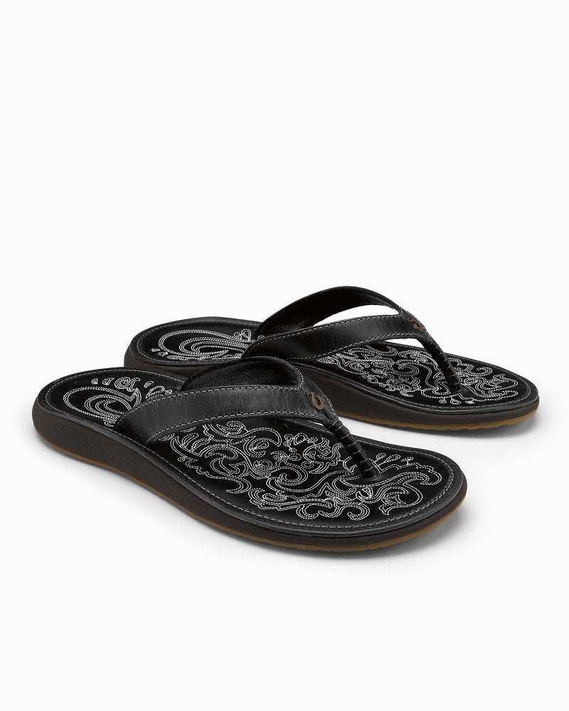 Women's OluKai Paniolo Sandals - Onyx