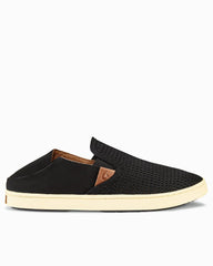 Women's OluKai Pehuea Slip-On Shoes - Black