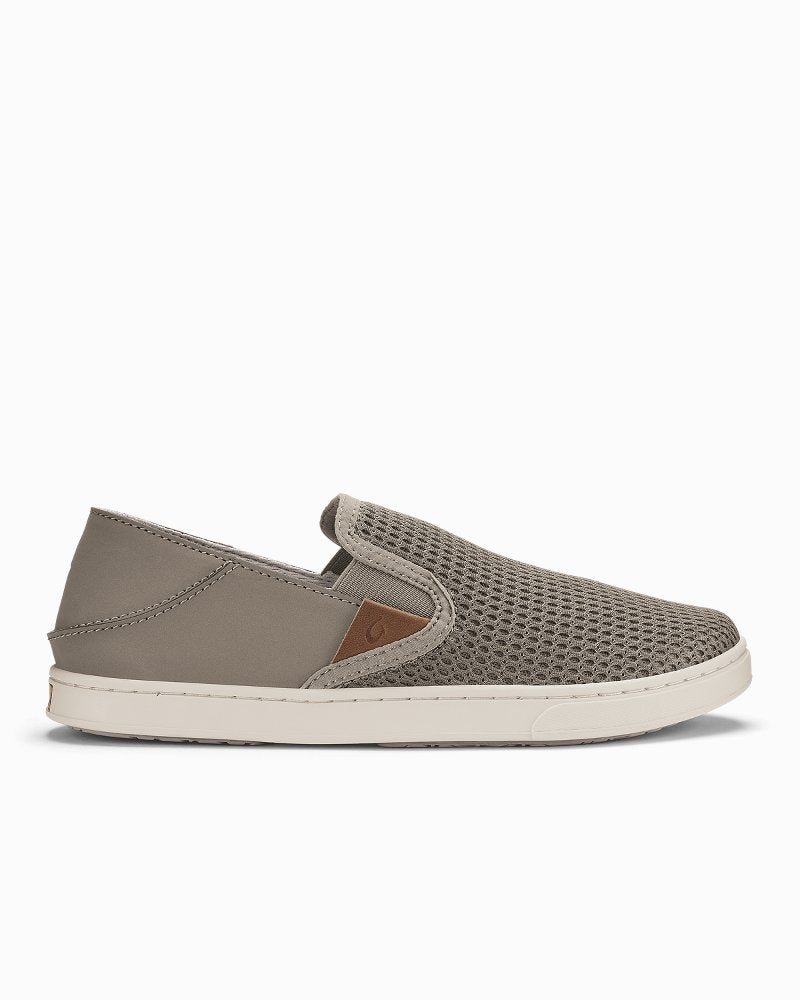 Women's OluKai Pehuea Slip-On Shoes - Taupe Grey