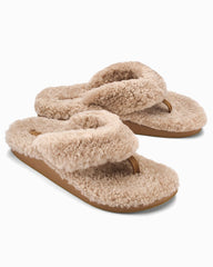 Women's OluKai Kīpe'a Heu Slippers - Light Tan