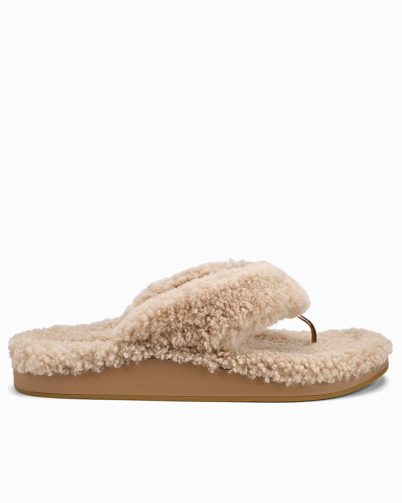 Women's OluKai Kīpe'a Heu Slippers - Light Tan
