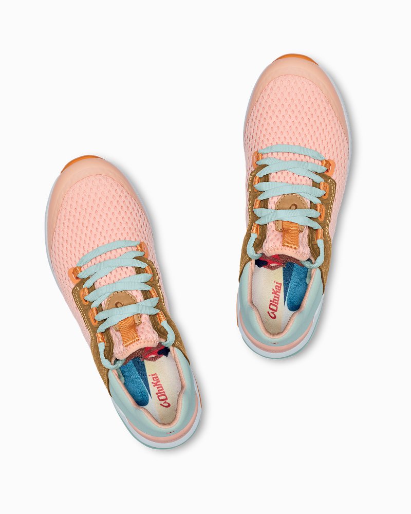 Women's OluKai Wailuku Sneakers - Peach