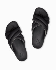 Women's OluKai Hila Sandals - Black
