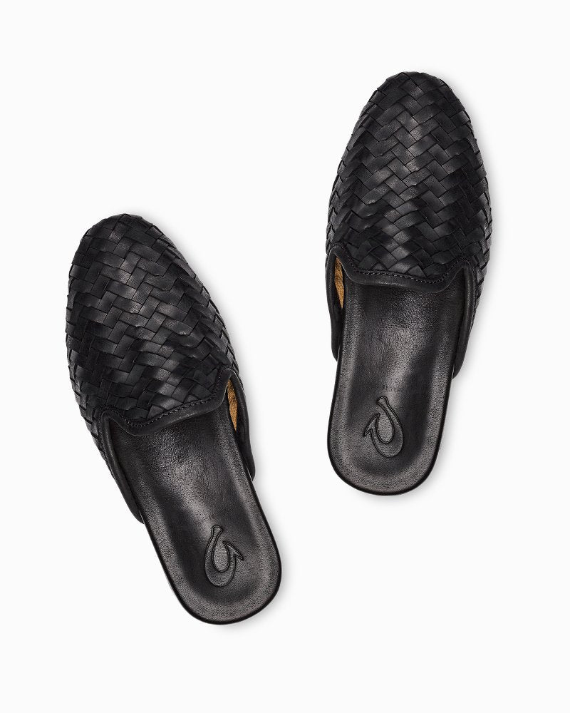 Women's OluKai Mi'i Mules - Onyx