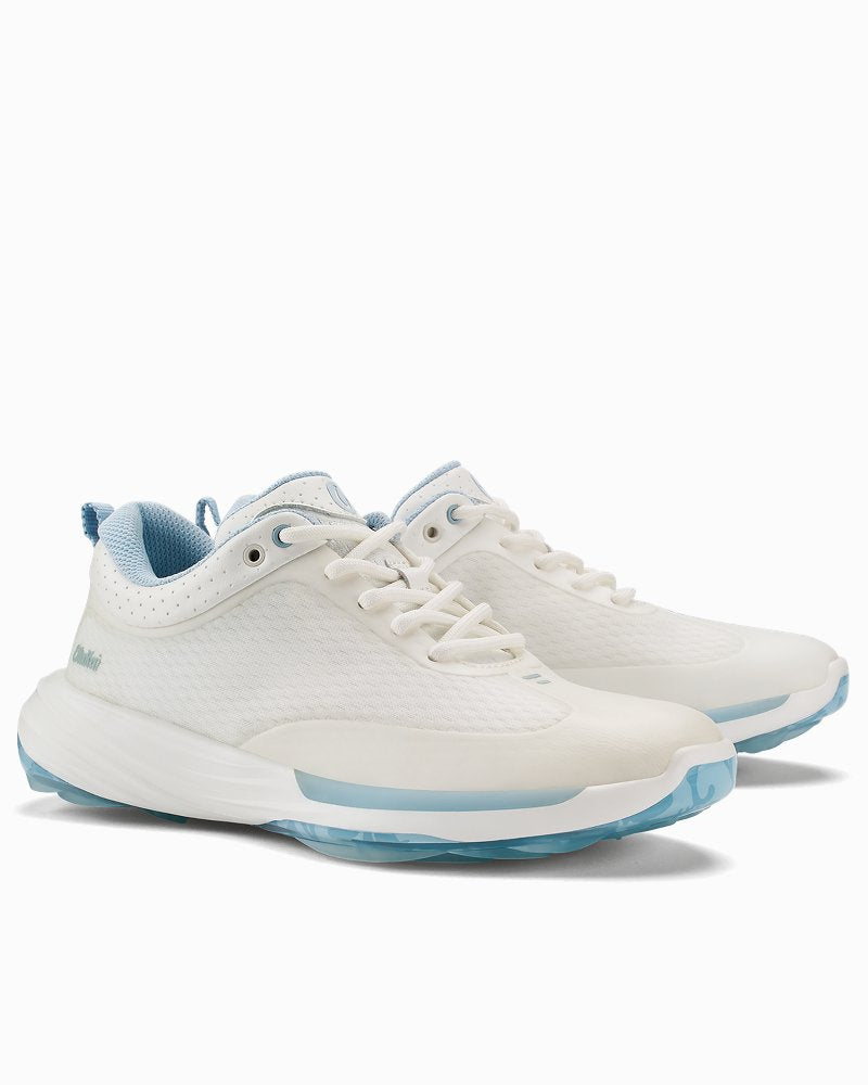 Women's OluKai Mākena Waterproof Golf Shoes - Bright White