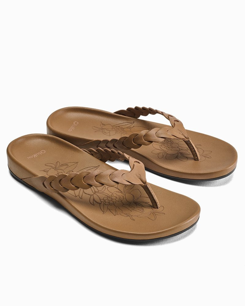 Women's OluKai Lei Sandals - Tan