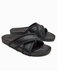 Women's OluKai Ani Slide Sandals - Lava Rock