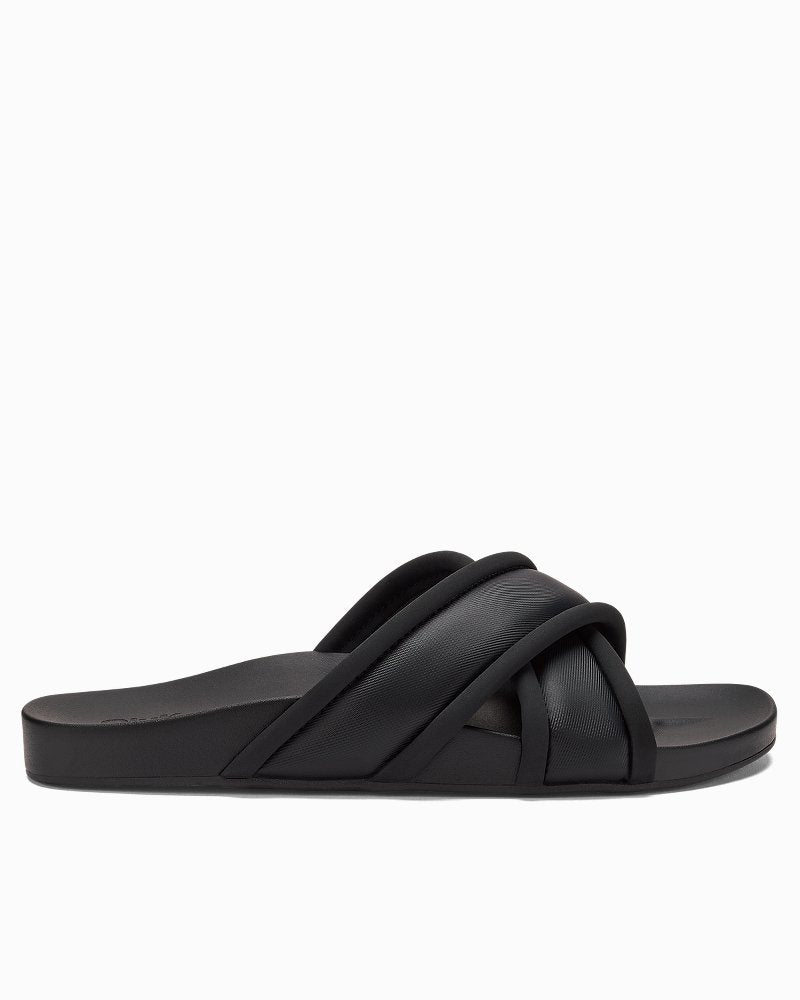 Women's OluKai Ani Slide Sandals - Lava Rock