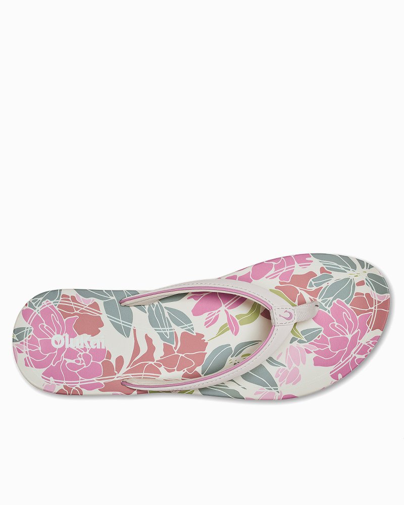 Women's OluKai 'Uiki Sandals - White Sand Pa'I
