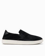 Women's OluKai Pehuea Luxe Slip-On Shoes - Lava Rock