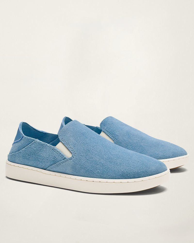 Women's OluKai Pehuea Luxe Slip-On Shoes - Blissful Blue