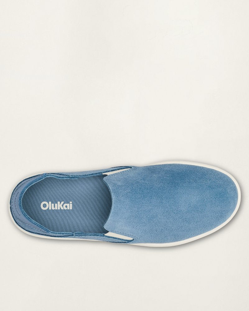 Women's OluKai Pehuea Luxe Slip-On Shoes - Blissful Blue