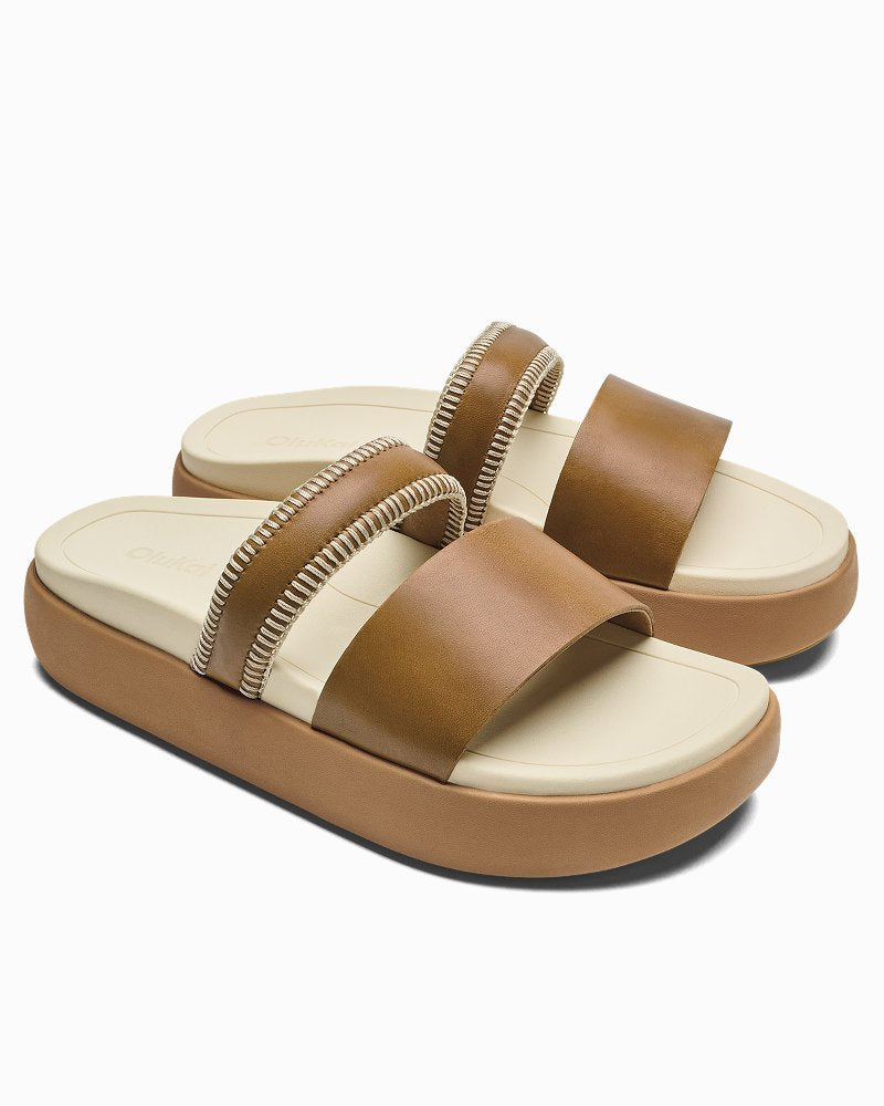 Women's OluKai Pae Slide Sandals - Tapa