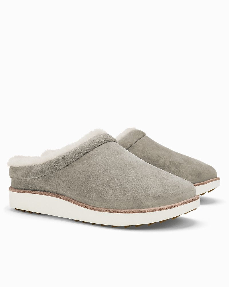 Women's OluKai Mani Slippers - Taupe Grey