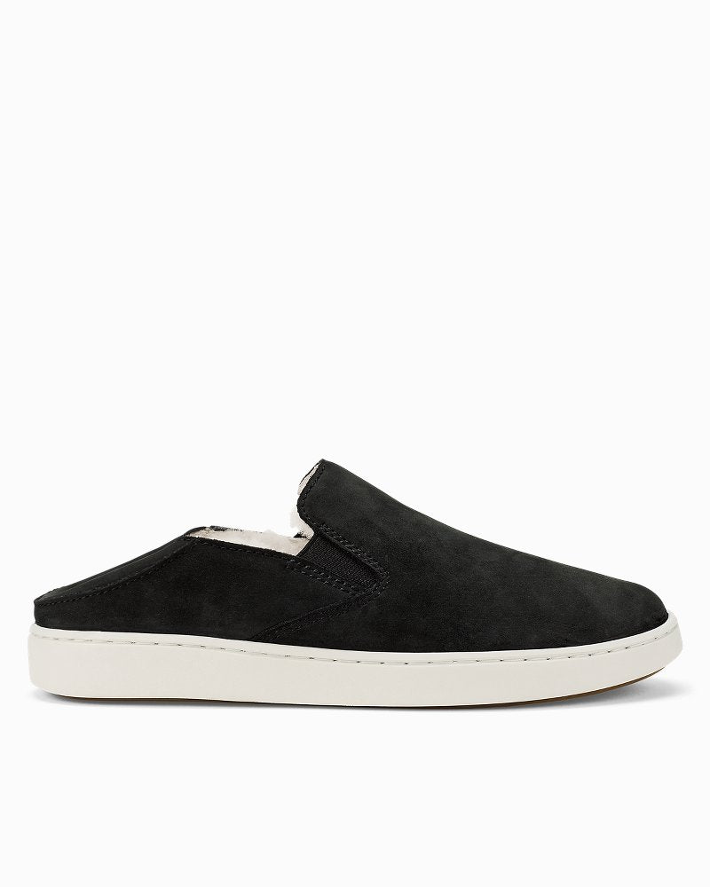 Women's OluKai Pehuea Cozy Slip-On Shoes - Lava Rock