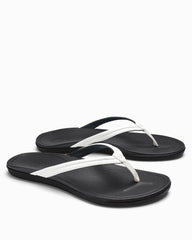 Women's OluKai Ho'opio Mālua Sandals - Bright White