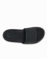 Women's OluKai Ulele Slides - Black