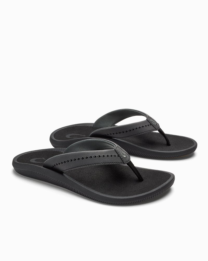 Women's OluKai Ulele Sandals - Black