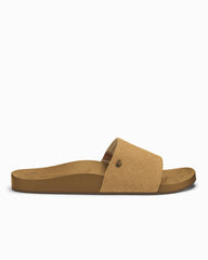 Women's OluKai Kīpe'a Pono Slides - Sahara/Crosshatch