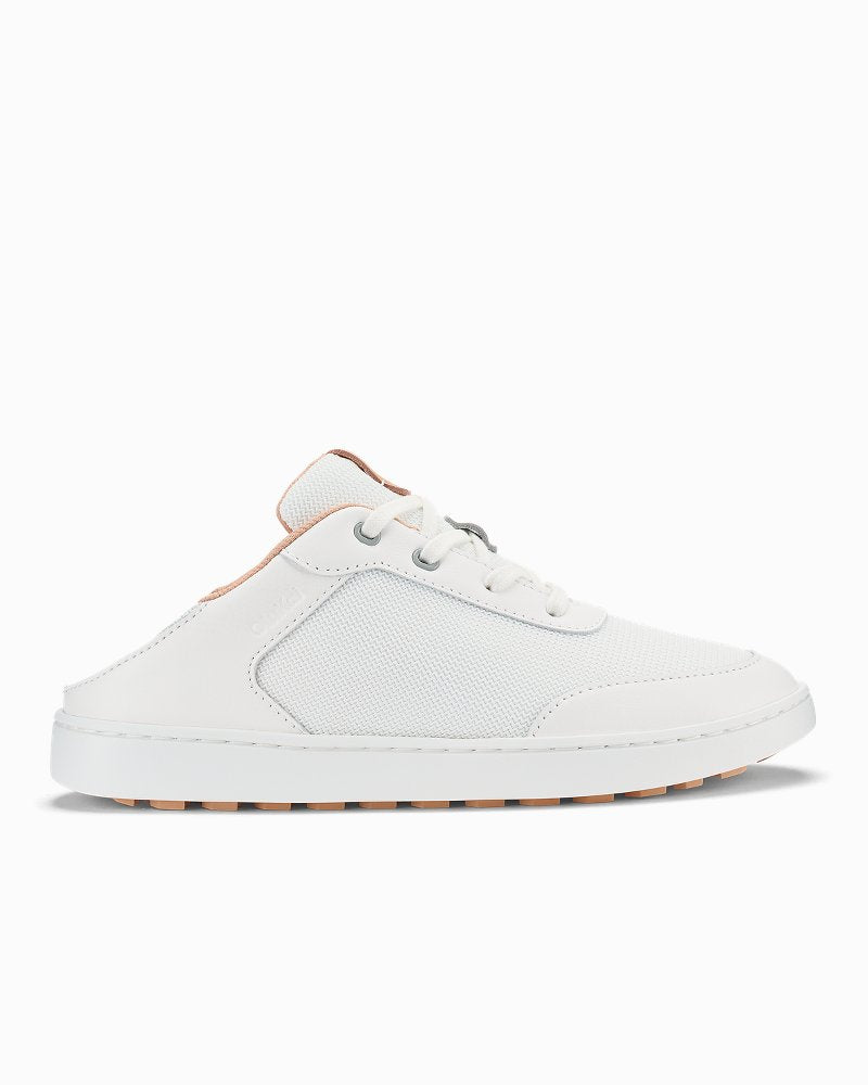 Women's OluKai Kiahuna Golf Shoes - Bright White